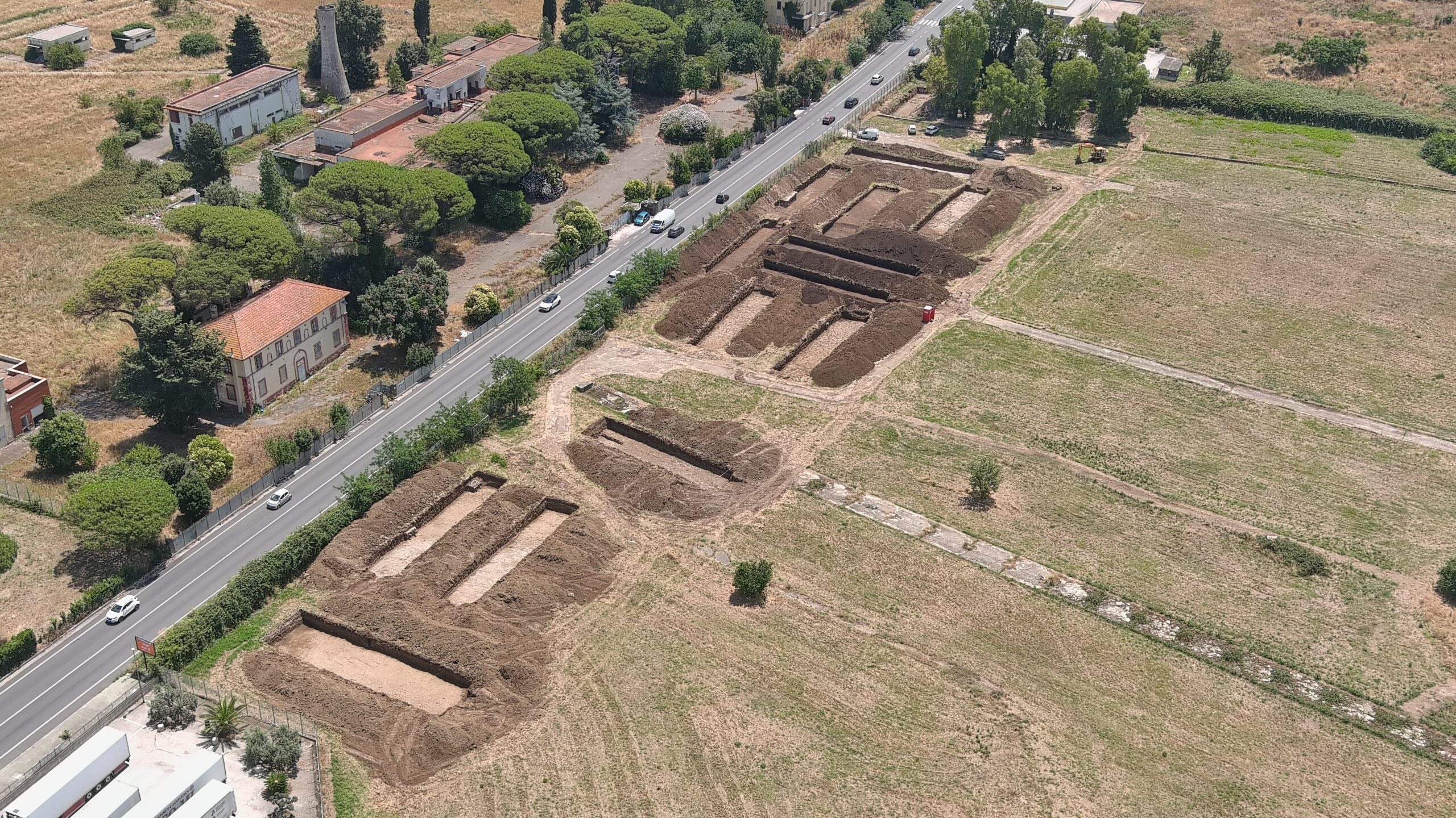 Documentazione archeologica · Rai Way — Pomezia