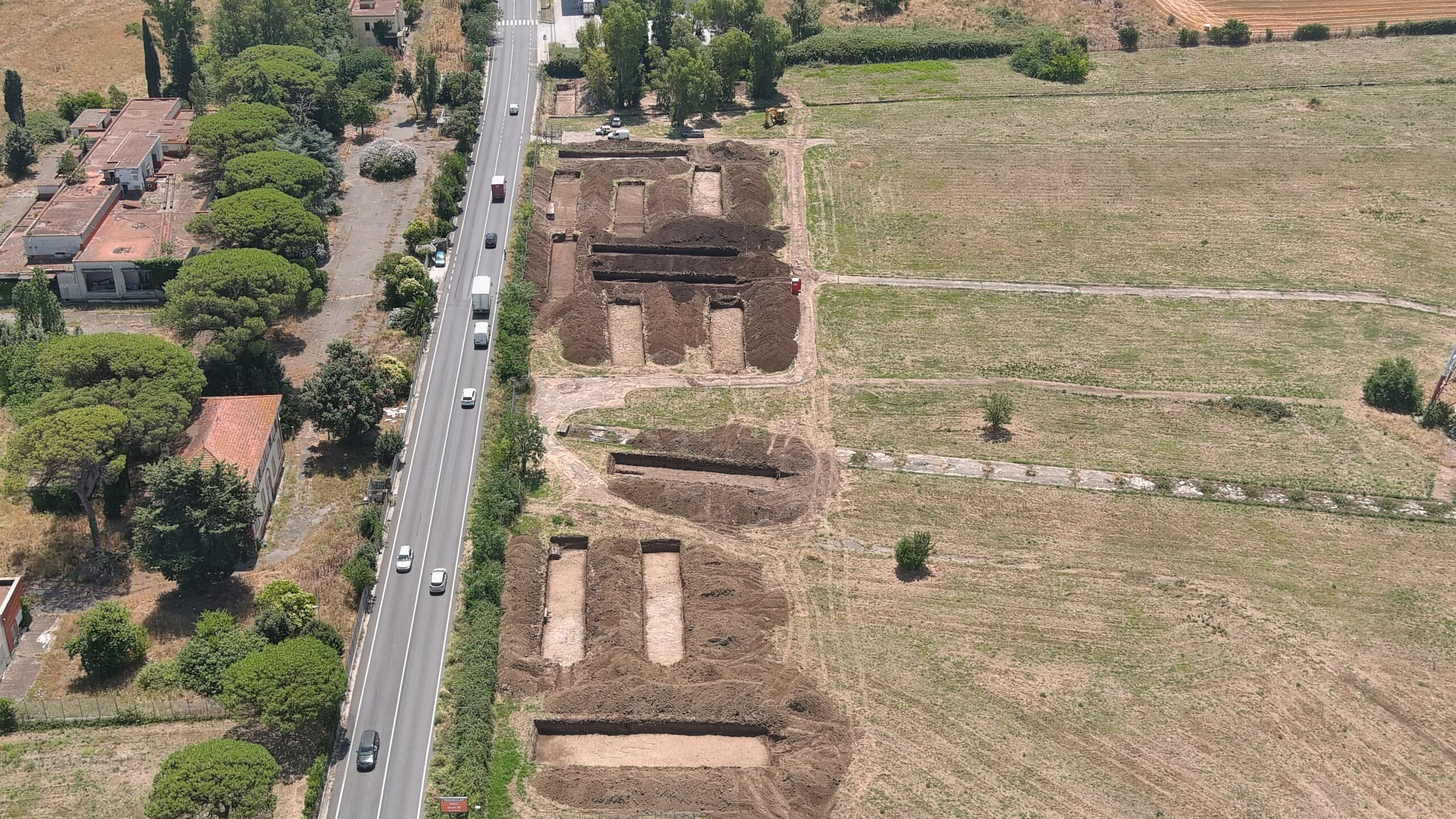 Documentazione archeologica · Rai Way — Pomezia